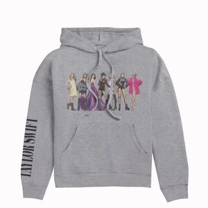 Taylor Swift original Eras collection gray hoodie